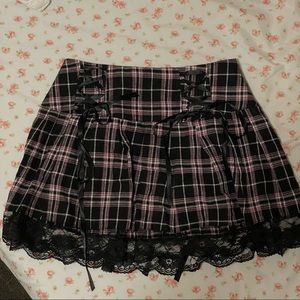 5/$25 plaid pleated tennis skirt